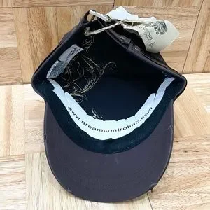 NWT DREAM CONTROL Cadet Military Cap Style Brown Dragon Patch Swarovski Size S/M Dream Control | Accessories | Nwt Dream Control Cadet  main image 3